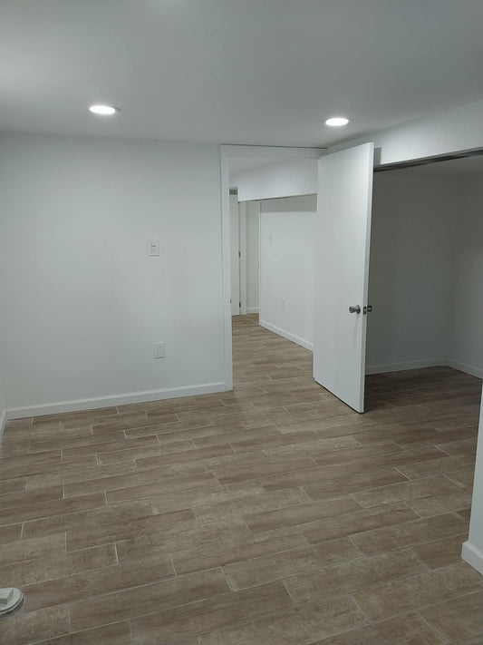 One room basement located in Newark, New Jersey