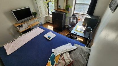 Large furnished room in the heart of Brooklyn. Access to several train lines.